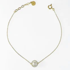 Armband Shiny Pearl 18K Guld 15130-3YCZ
