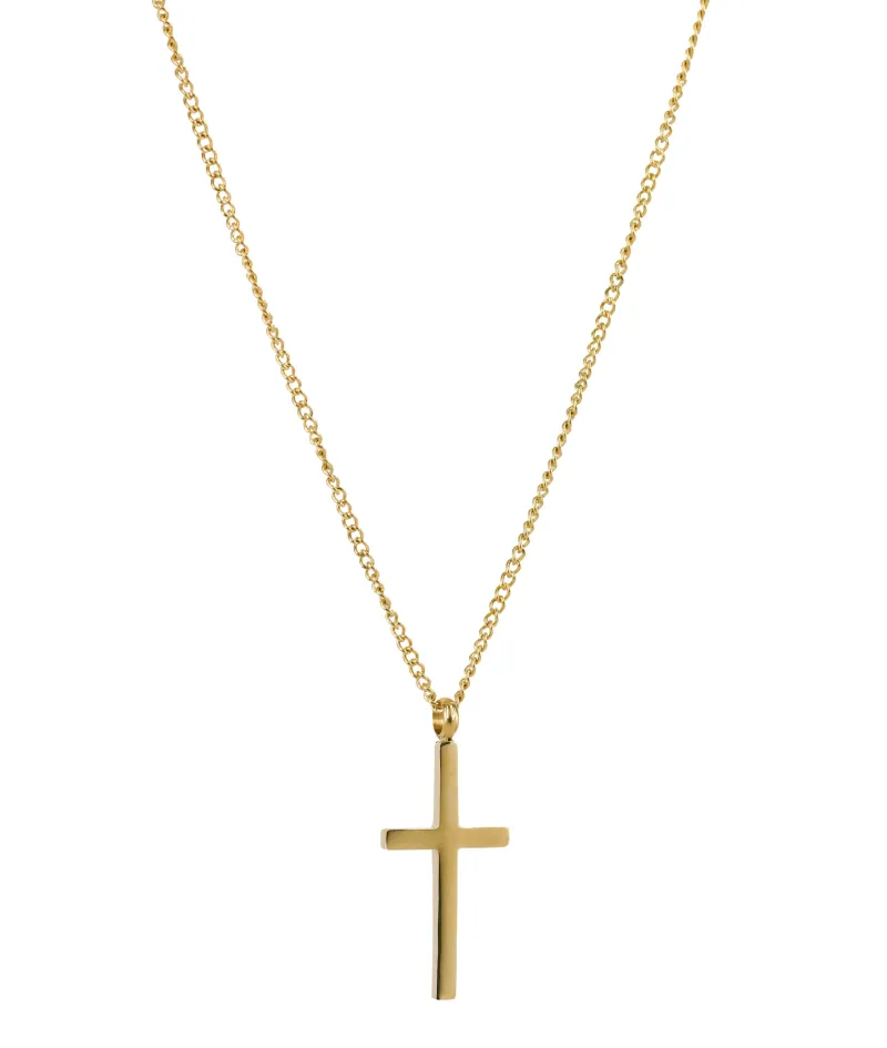 Arock Cross Halsband Guld