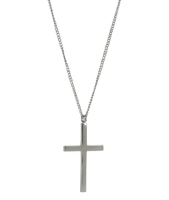 Arock Cross Långt Halsband Stål