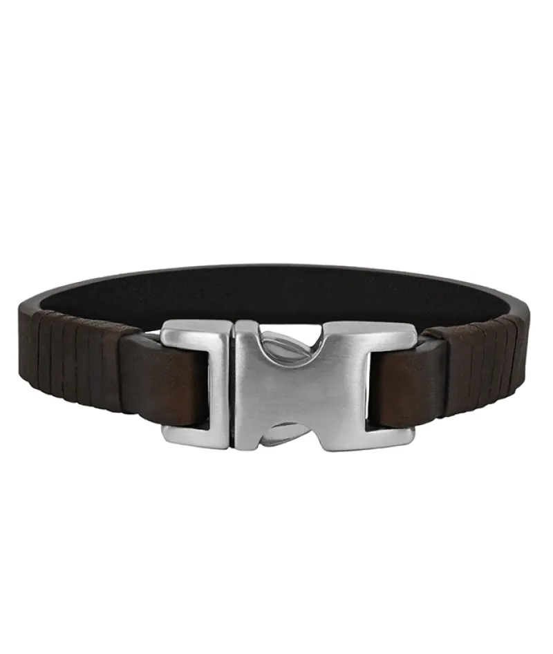 Armband Arock JOHANNES Brunt/Stål – 364970