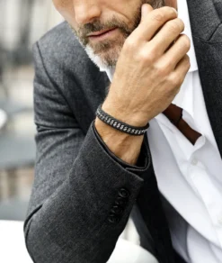 Armband Arock KIAN Svart/ Stål – 363232