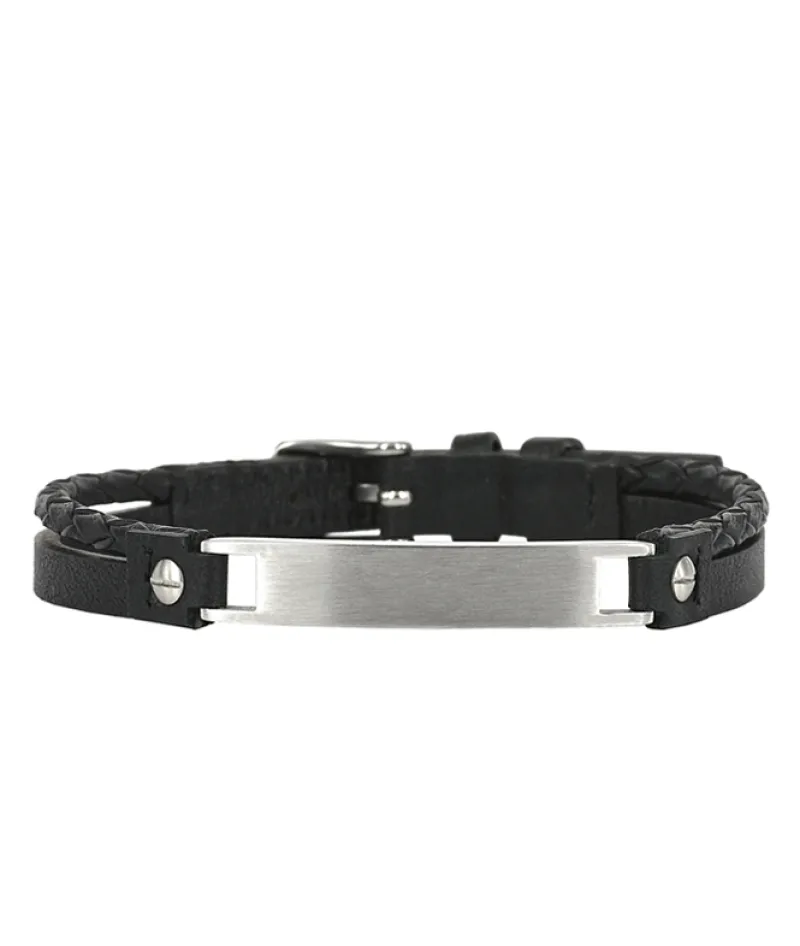 Armband Arock PONTUS Svart/Stål – 362938