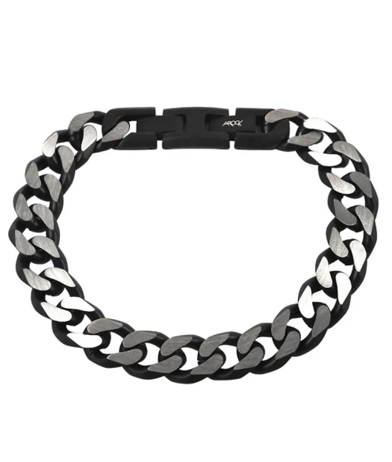 Armband Arock TEXAS Svart/Stål – 361870