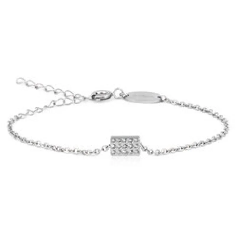 Blomdahl Armband Brilliance Oblong Crystal 32‑2493‑0801