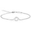 Blomdahl Armband Brilliance Puck Crystal 32‑2491‑0801