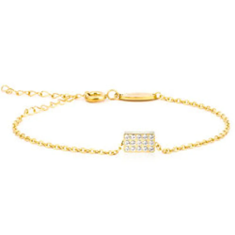 Blomdahl Armband Brilliance Oblong Crystal 32‑2393‑0801
