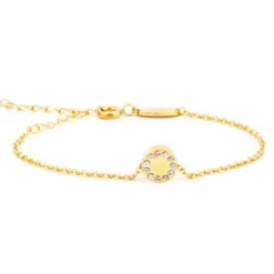 Blomdahl Armband Brilliance Puck Crystal 32‑2391‑0801