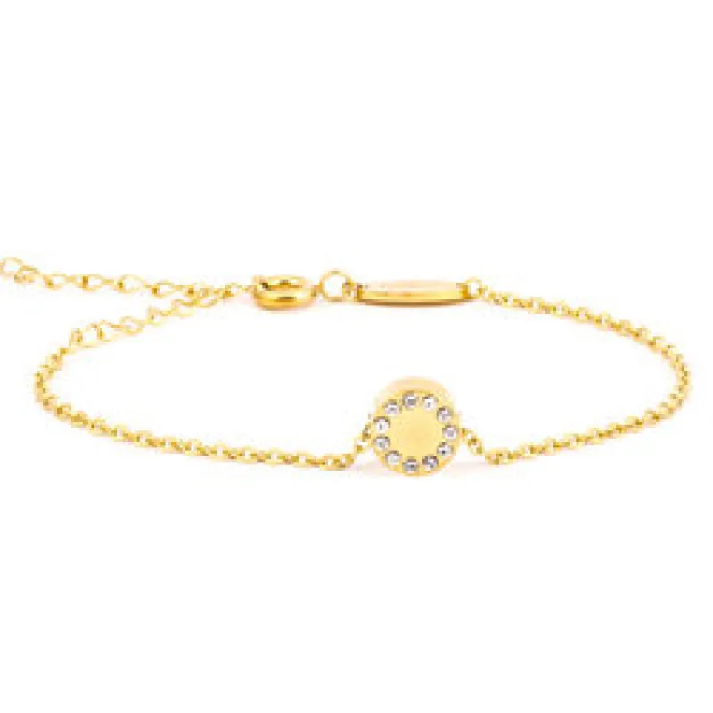 Blomdahl Armband Brilliance Puck Crystal 32‑2391‑0801