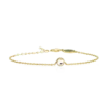 Blomdahl Armband G Bezel Guld 5 mm, Crystal