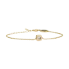 Blomdahl Armband Guld Brilliance Cushion 8 mm, Crystal