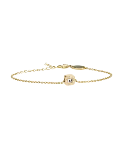 Blomdahl Armband Guld Brilliance Cushion 8 mm, Crystal