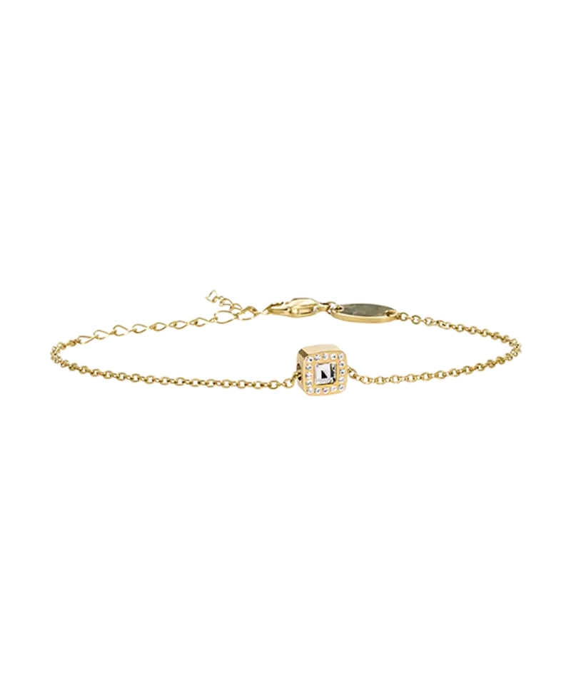 Blomdahl Armband Guld Brilliance Cushion 8 mm, Crystal