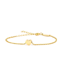 Blomdahl Armband Guld Heart 8 mm