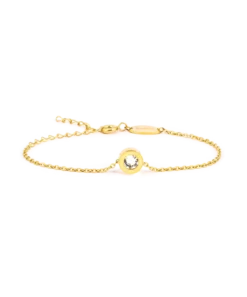 Blomdahl Armband med rund sten G Original 14-19 cm