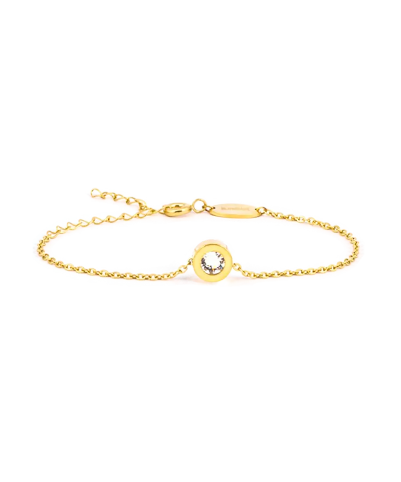 Blomdahl Armband med rund sten G Original 14-19 cm