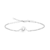 Blomdahl Armband S Grand Bezel 8 mm, Crystal (silver)