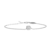 Blomdahl Armband Silver Brilliance Cushion 8 mm, Crystal