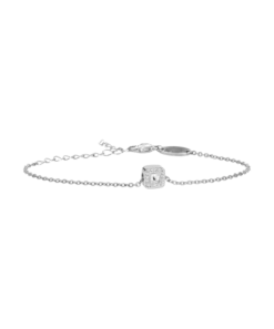 Blomdahl Armband Silver Brilliance Cushion 8 mm, Crystal