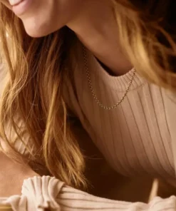 Blomdahl Halsband Blomdahl Guld Tiny Box Chain 48-52 cm – 33-23993-00