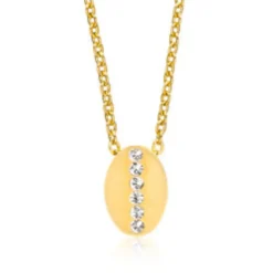 Blomdahl Halsband Brilliance Oval Crystal 33‑2341‑1001