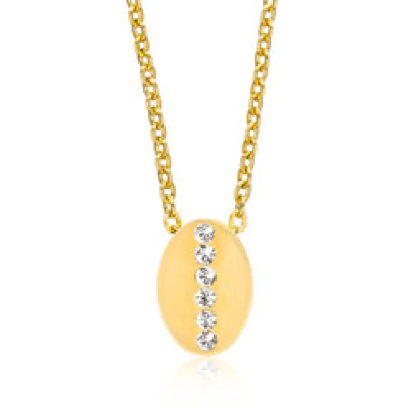 Blomdahl Halsband Brilliance Oval Crystal 33‑2341‑1001