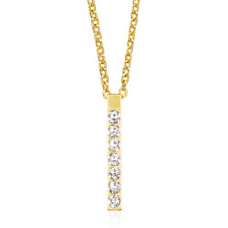 Blomdahl Halsband Brilliance Straight Crystal 33‑23197‑2001