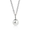 Blomdahl Halsband Pearl White 33‑2433‑0659