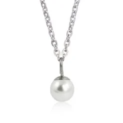 Blomdahl Halsband Pearl White 33‑2433‑0659
