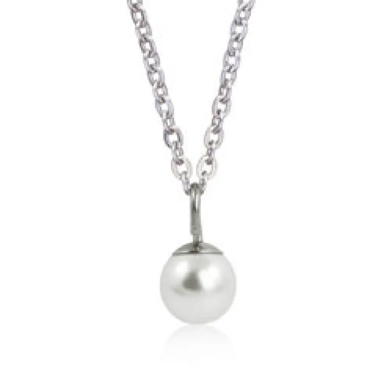 Blomdahl Halsband Pearl White 33‑2433‑0659