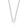 Blomdahl Halsband Tiffany CZ White 5 mm 33‑2404‑0530