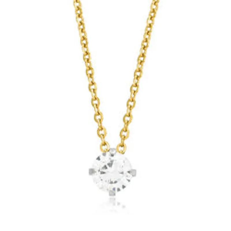 Blomdahl Halsband Tiffany CZ White 7 mm 33‑2315‑0730