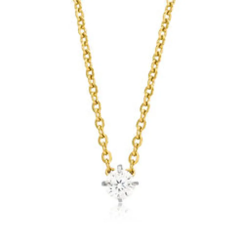 Blomdahl Halsband Tiffany CZ White 5 mm 33‑2304‑0530