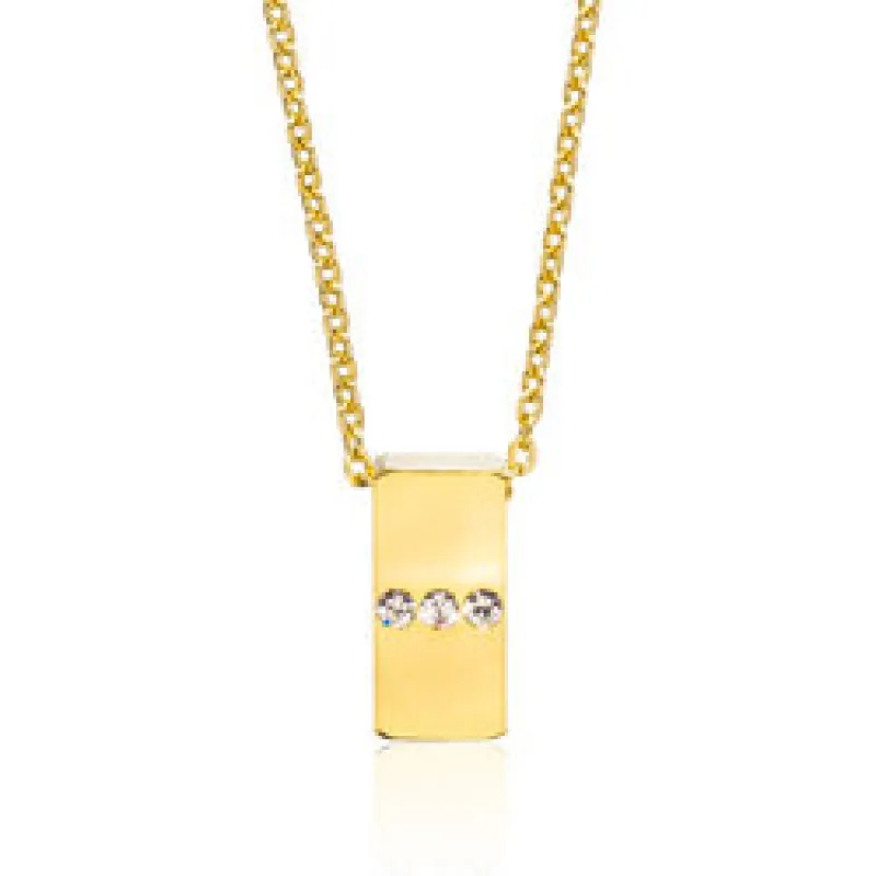 Blomdahl Halsband Triple Crystal 33‑2364‑1401