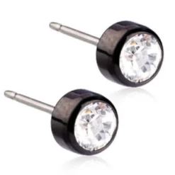 Blomdahl Örhängen Bezel Crystal 5 mm 15‑1524‑01