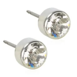 Blomdahl Örhängen Bezel Crystal 6 mm 15‑1409‑01