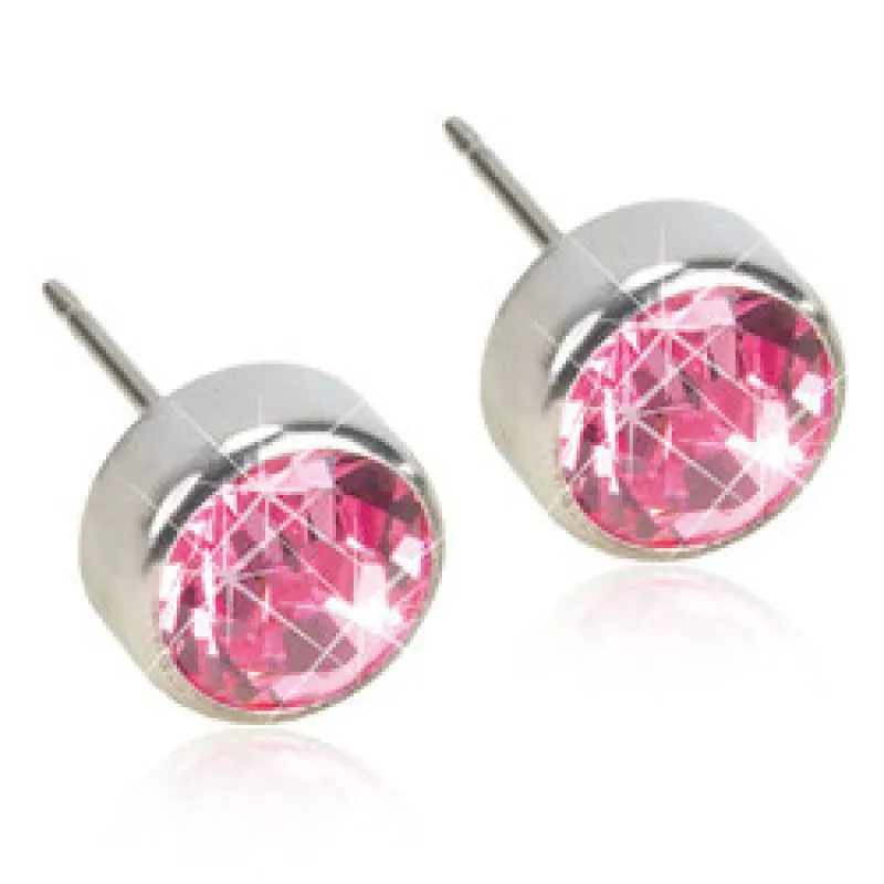 Blomdahl Örhängen Bezel Light Rose 15‑1424‑24