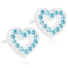 Blomdahl Örhängen Brilliance Heart Hollow Aquamarine 15‑01121‑05