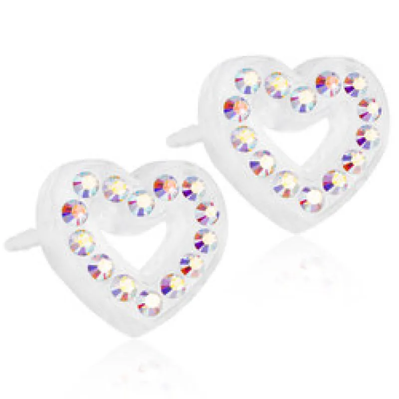 Blomdahl Örhängen Brilliance Heart Hollow Rainbow 15‑01121‑02