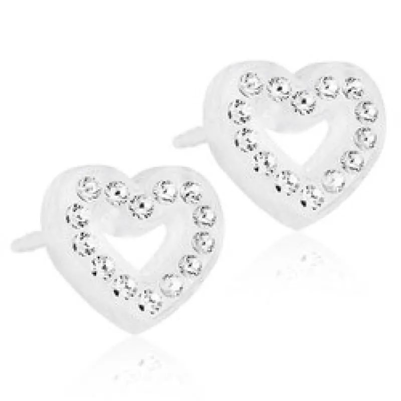 Blomdahl Örhängen Brilliance Heart Hollow Crystal 15‑01121‑01