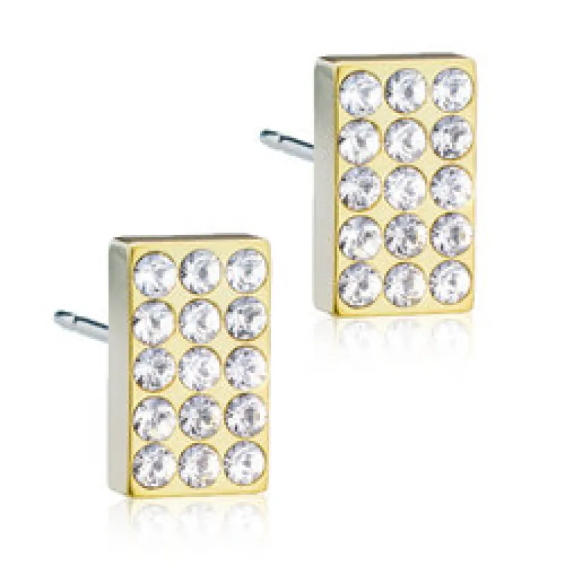 Blomdahl Örhängen Brilliance Oblong Crystal 15‑1393‑01