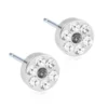 Blomdahl Örhängen Brilliance Plenary Crystal Black Diamond 5 mm 15‑12166‑62