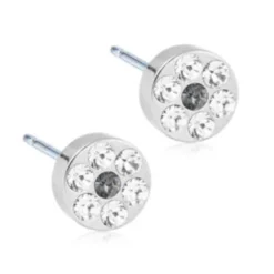 Blomdahl Örhängen Brilliance Plenary Crystal Black Diamond 5 mm 15‑12166‑62