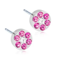 Blomdahl Örhängen Brilliance Plenary Rose Crystal 5 mm 15‑12166‑42
