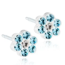 Blomdahl Örhängen Daisy Aquamarine Crystal 15‑0114‑55