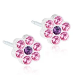 Blomdahl Örhängen Daisy Light Rose Amethyst 15‑0114‑47