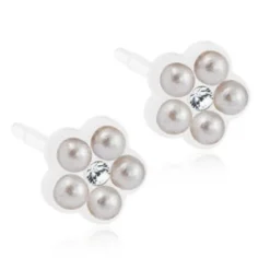 Blomdahl Örhängen Daisy Pearl Light Grey 15‑0114‑60