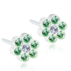 Blomdahl Örhängen Daisy Peridot Crystal 15‑0114‑44