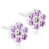 Blomdahl Örhängen Daisy Violet Crystal 15‑0114‑56