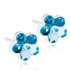 Blomdahl Örhängen Flower Aquamarine 15‑0130‑05