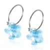 Blomdahl Örhängen Flower Aquamarine 15‑1257‑05